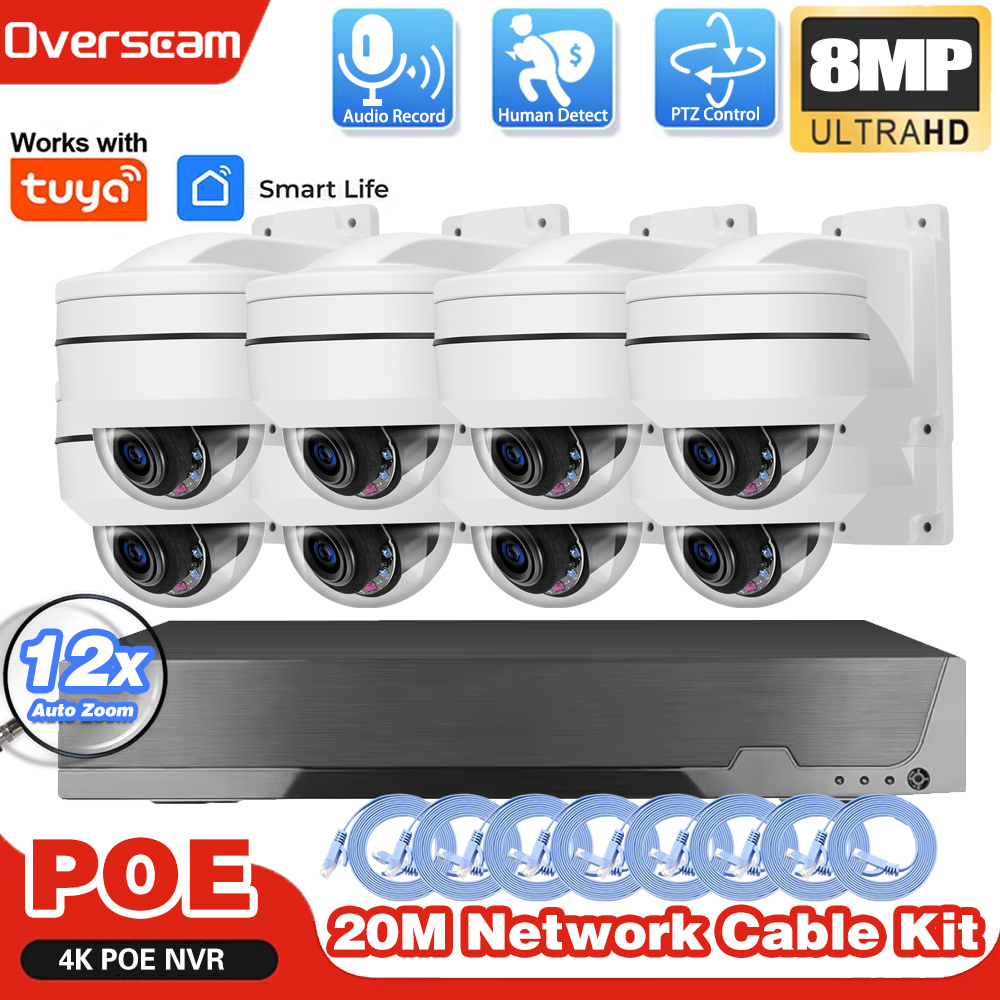 Nvr Kit 8 Channel - Smart 8MP Tuya POE Surveillance System