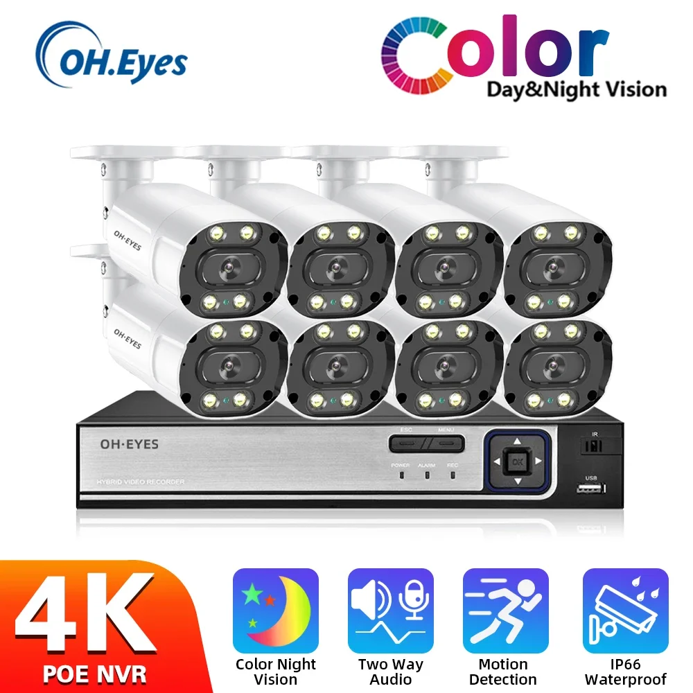 Nvr Kit 8 Channel - 8CH 4K POE Security Camera System