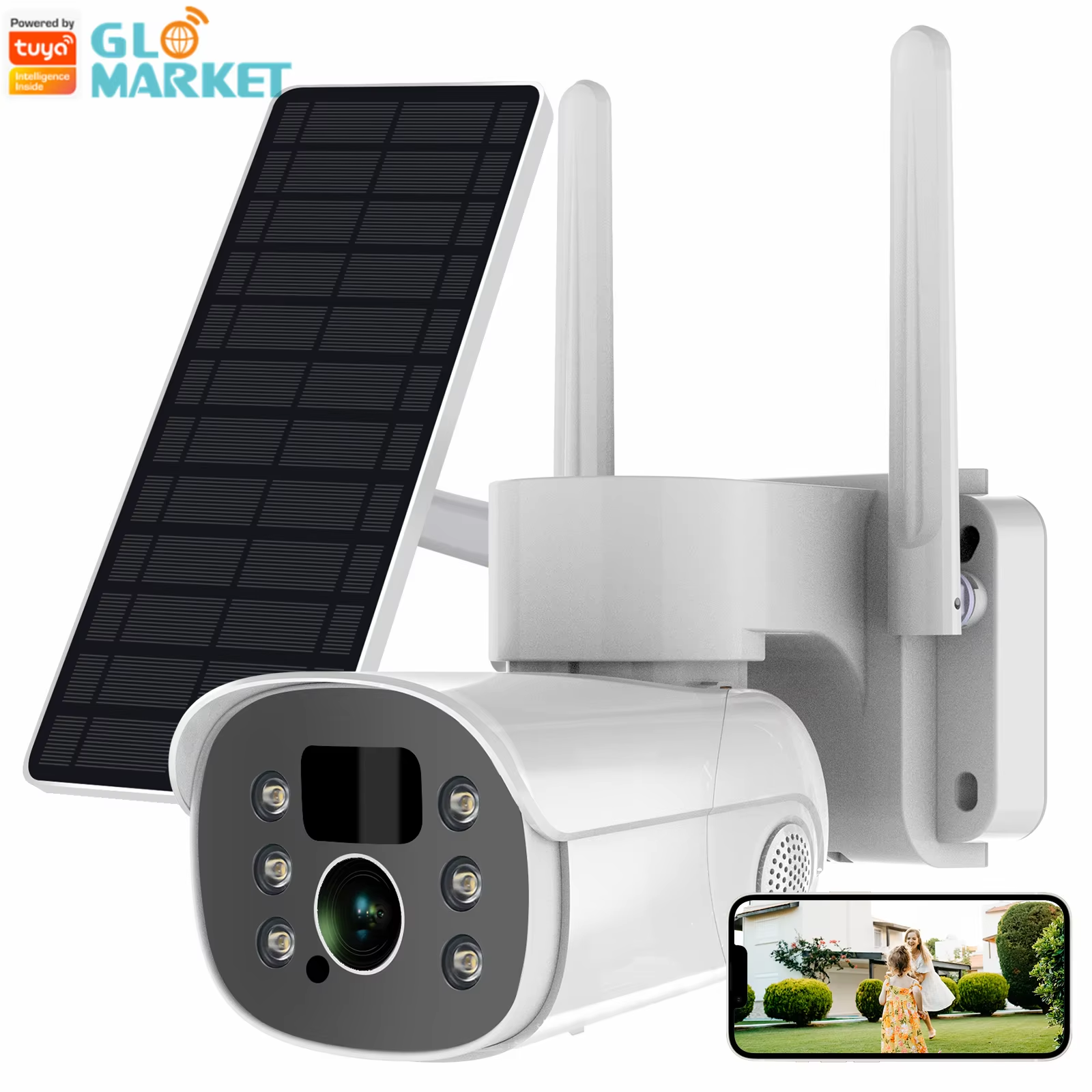 Home Security Ai - Tuya Smart Home Bullet Camera Solar