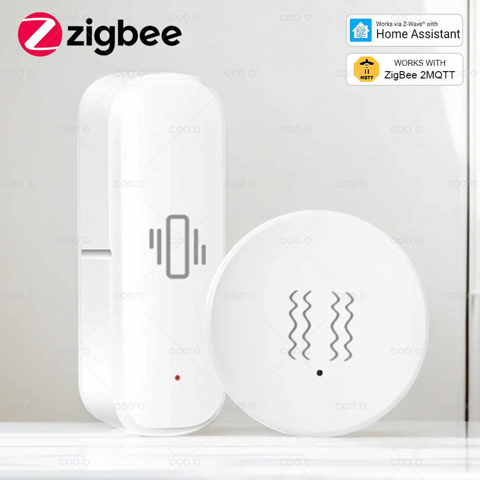 Home Security Home Assistant - ZigBee 3.0 Vibration Sensor Real Time