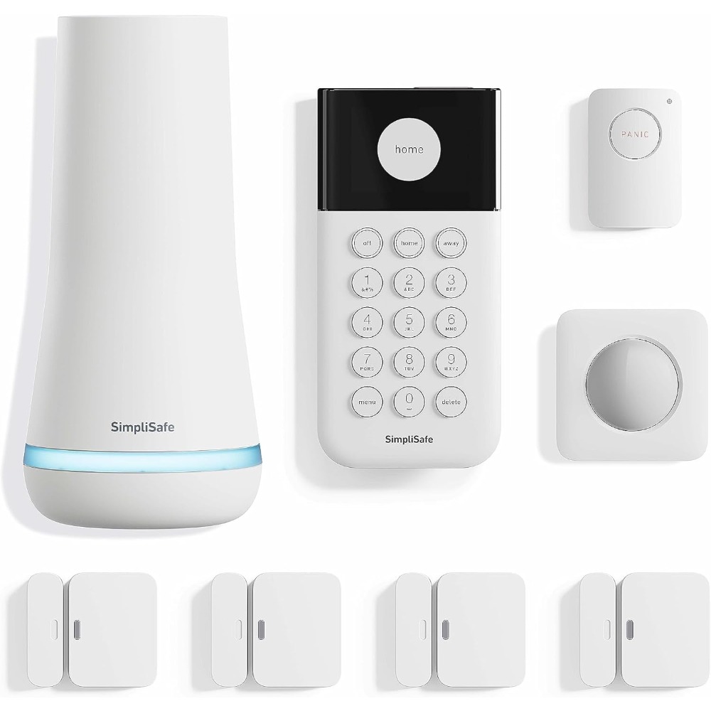 Home Security No Contract - 8 Piece Wireless Home Security System