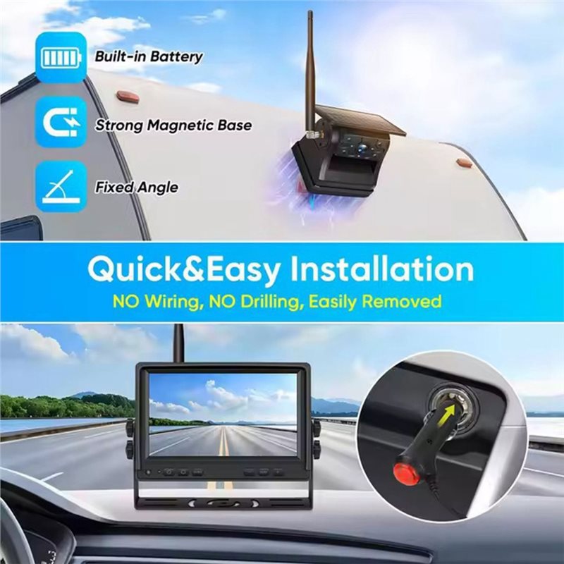 B44C Wireless Solar Powered Re – Camera Solar Wireless Bewertung und Preis