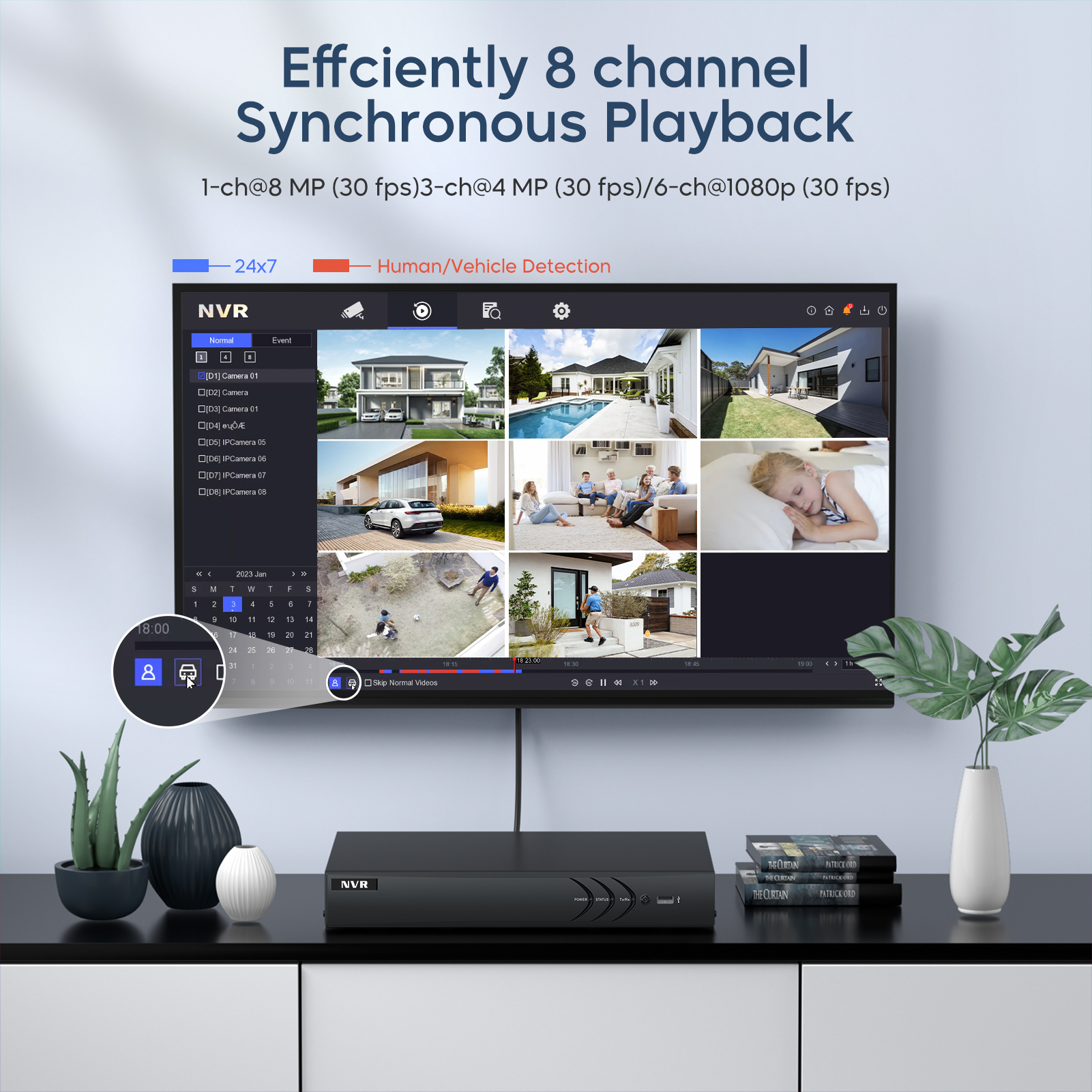 8CH Network Video Recorder for – Home Security System Hikvision Bewertung und Preis