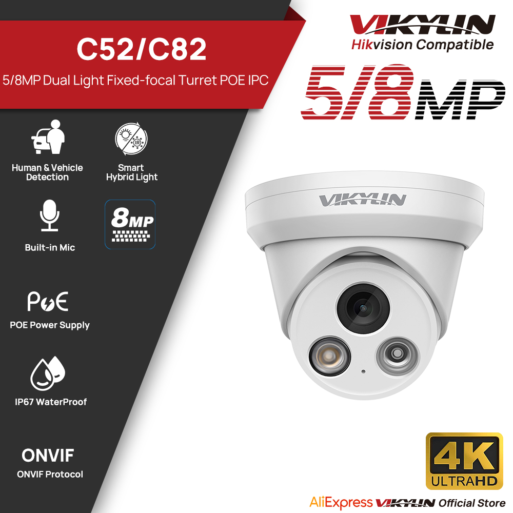 VIKYLIN 5/8MP 4K IP Camera Dua – Home Security Service Bewertung und Preis
