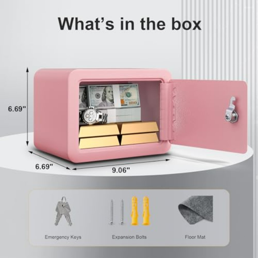0.23 Cubic Small Safe Box for  – Home Security Key Box Bewertung und Preis