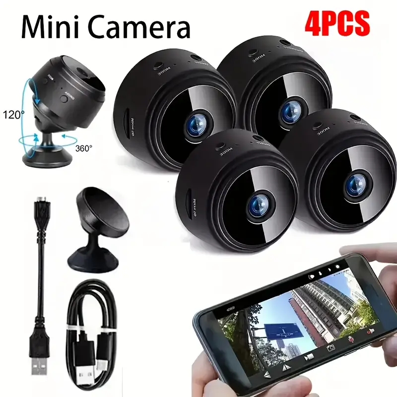 1/4pcs Mini Wireless Camera Wi – Home Security Hidden Cameras Bewertung und Preis