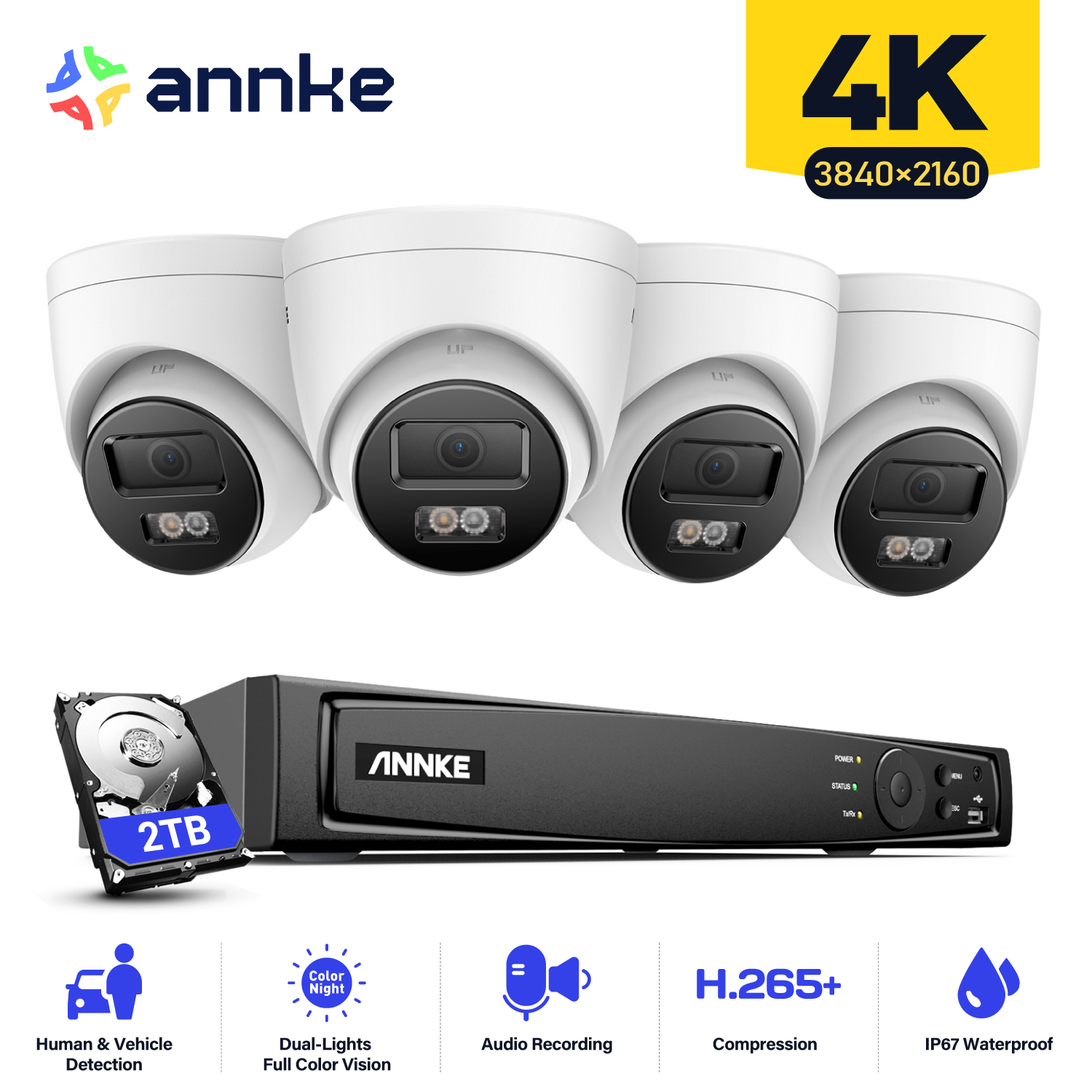 ANNKE 4K 8MP PoE IP Camera Kit – Nvr Kit 8 Channel Bewertung und Preis