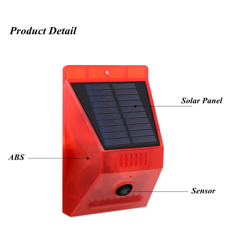 Solar Alarm Lamp Remote Contro – Home Yard Security Bewertung und Preis