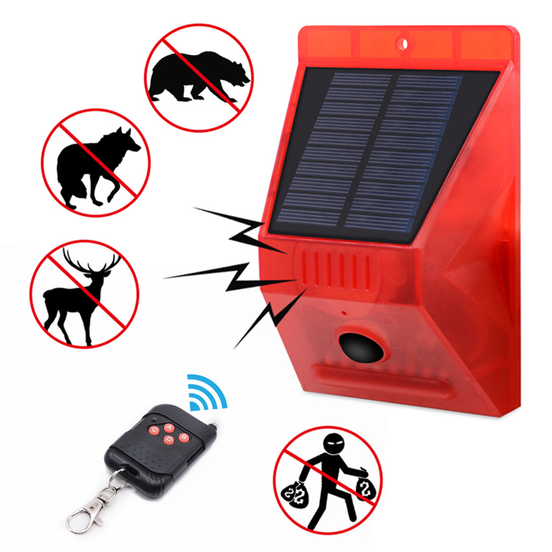 Solar Alarm Lamp Remote Contro – Home Yard Security Bewertung und Preis
