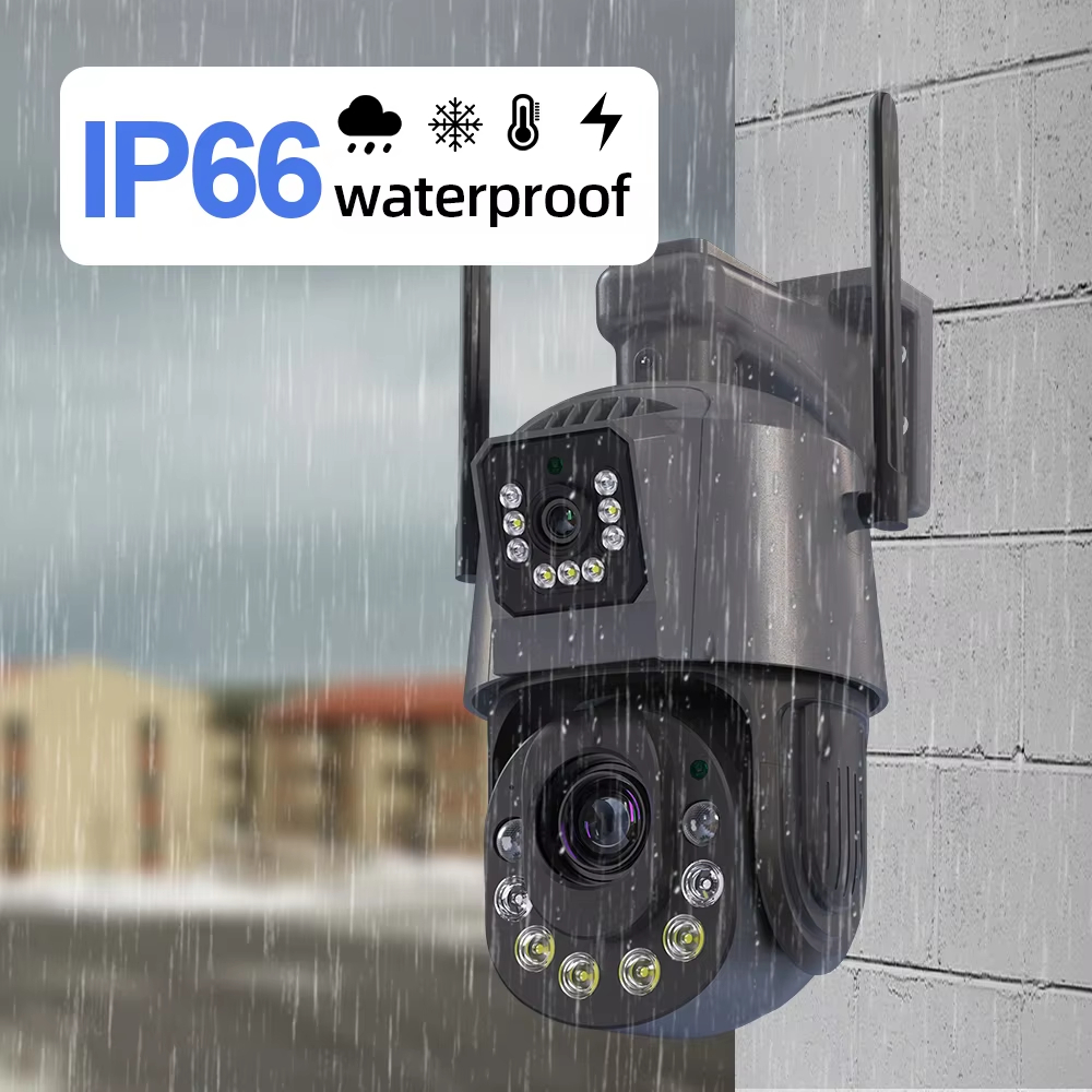 6MP Dual Lens WiFi PTZ Securit – Home Yard Security Bewertung und Preis