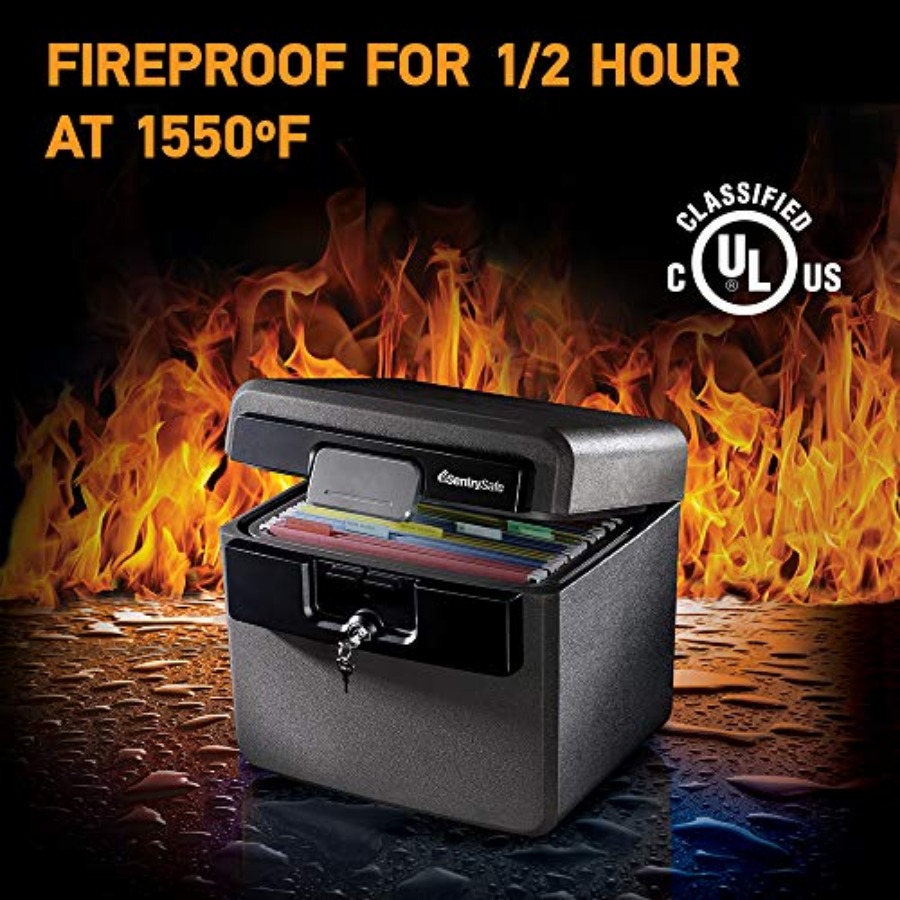 Black Fireproof and Waterproof – Home Security Safe Bewertung und Preis