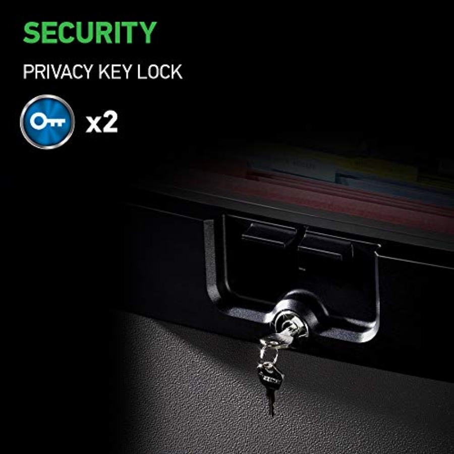 Black Fireproof and Waterproof – Home Security Safe Bewertung und Preis