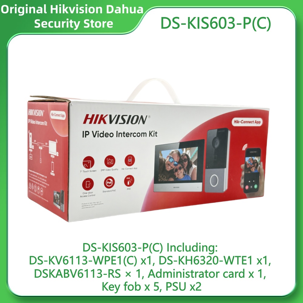 Hikvision DS-KIS603-P(C) Video – Home Security System Hikvision Bewertung und Preis