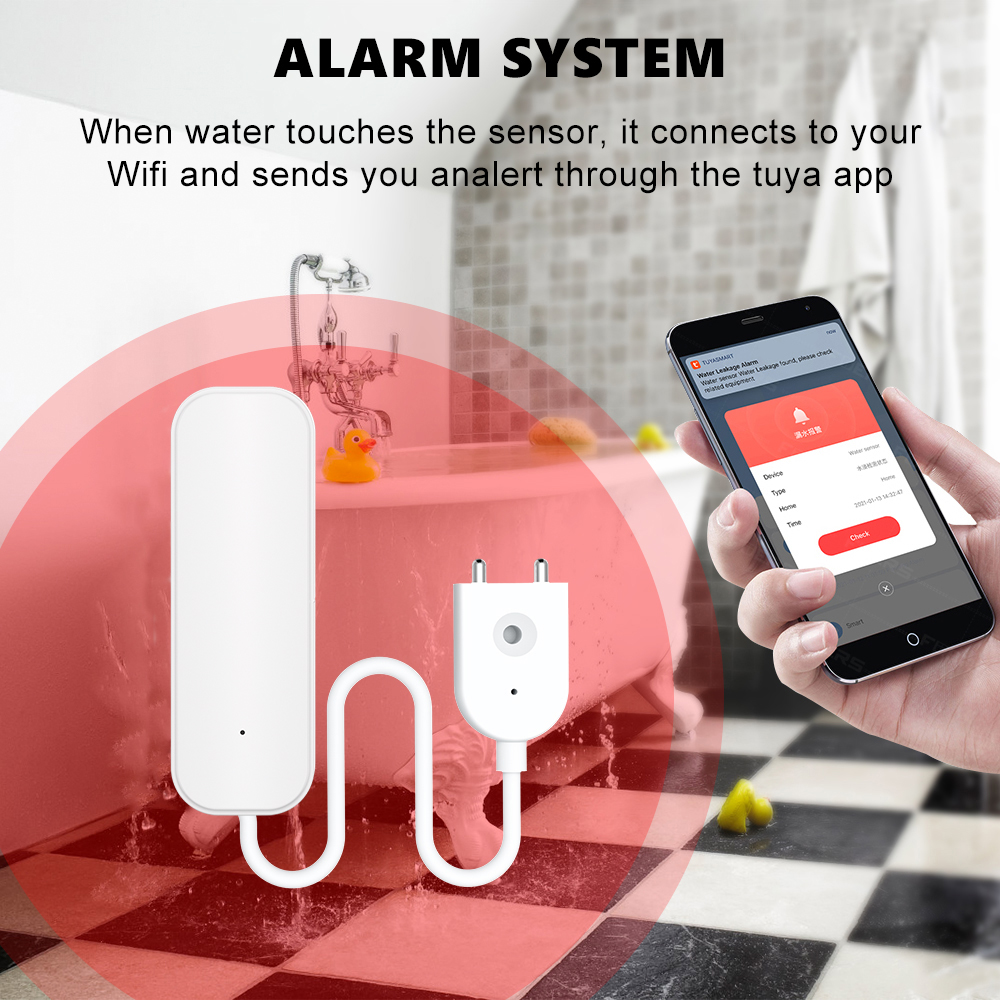 WiFi/Zigbee Water Sensor Tuya  – Home Security Home Assistant Bewertung und Preis