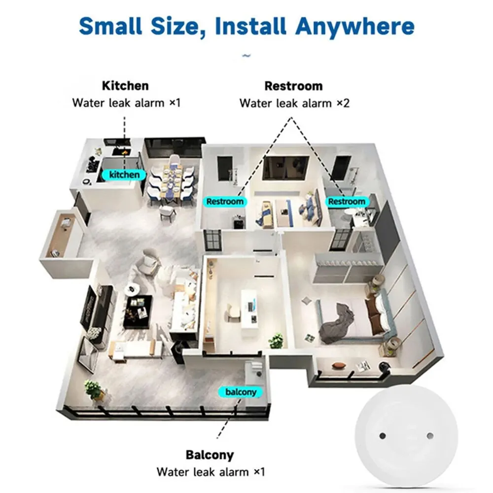 Zigbee3.0 Smart Water Leak Sen – Home Security Home Assistant Bewertung und Preis