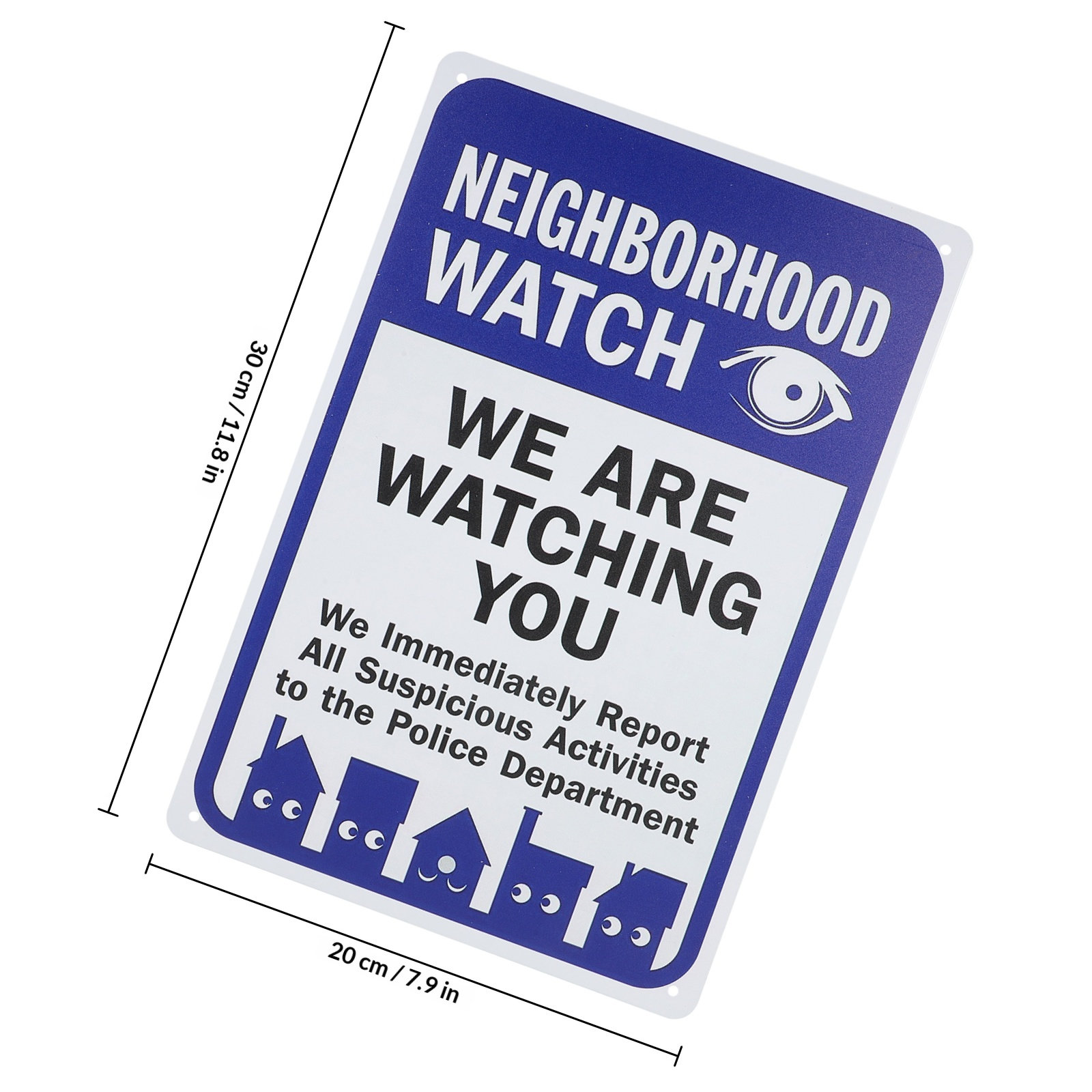 Sign We Are Watching You Retro – Home Yard Security Bewertung und Preis
