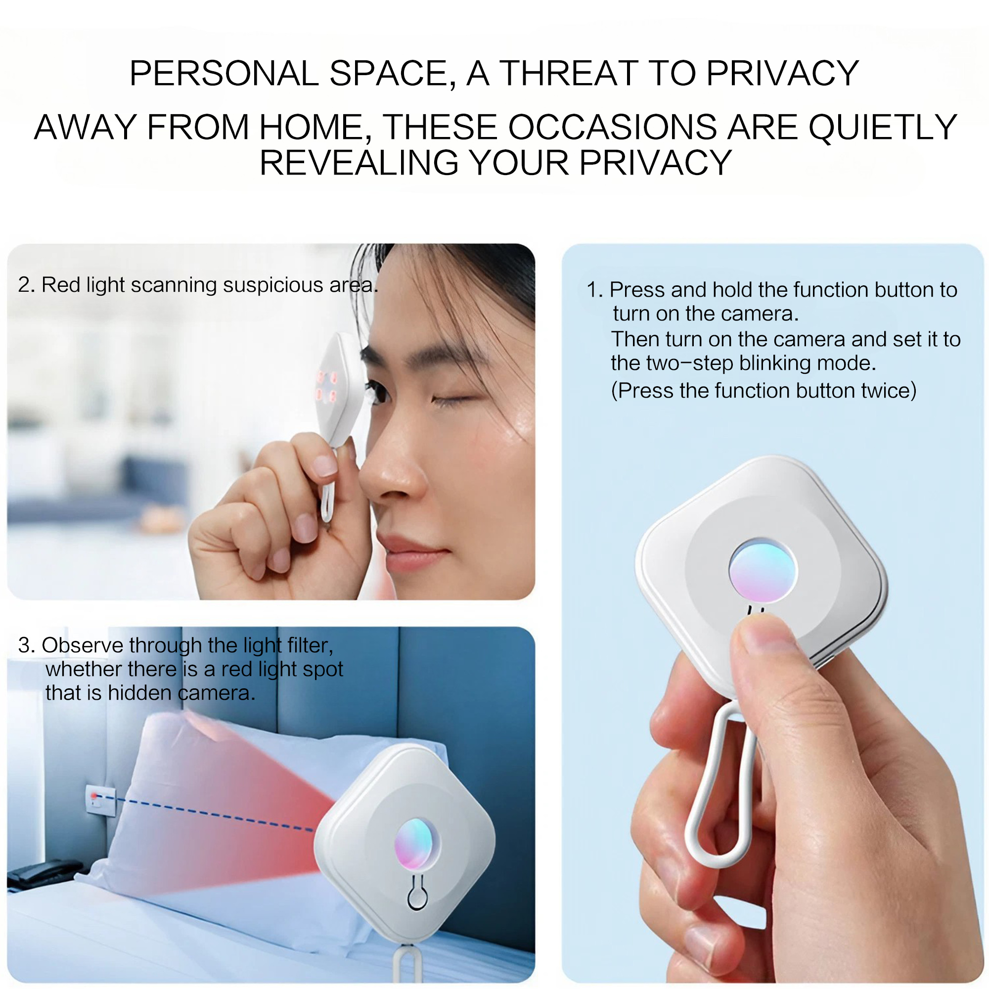 Portable Smart Infrared Scanne – Home Security Hidden Cameras Bewertung und Preis
