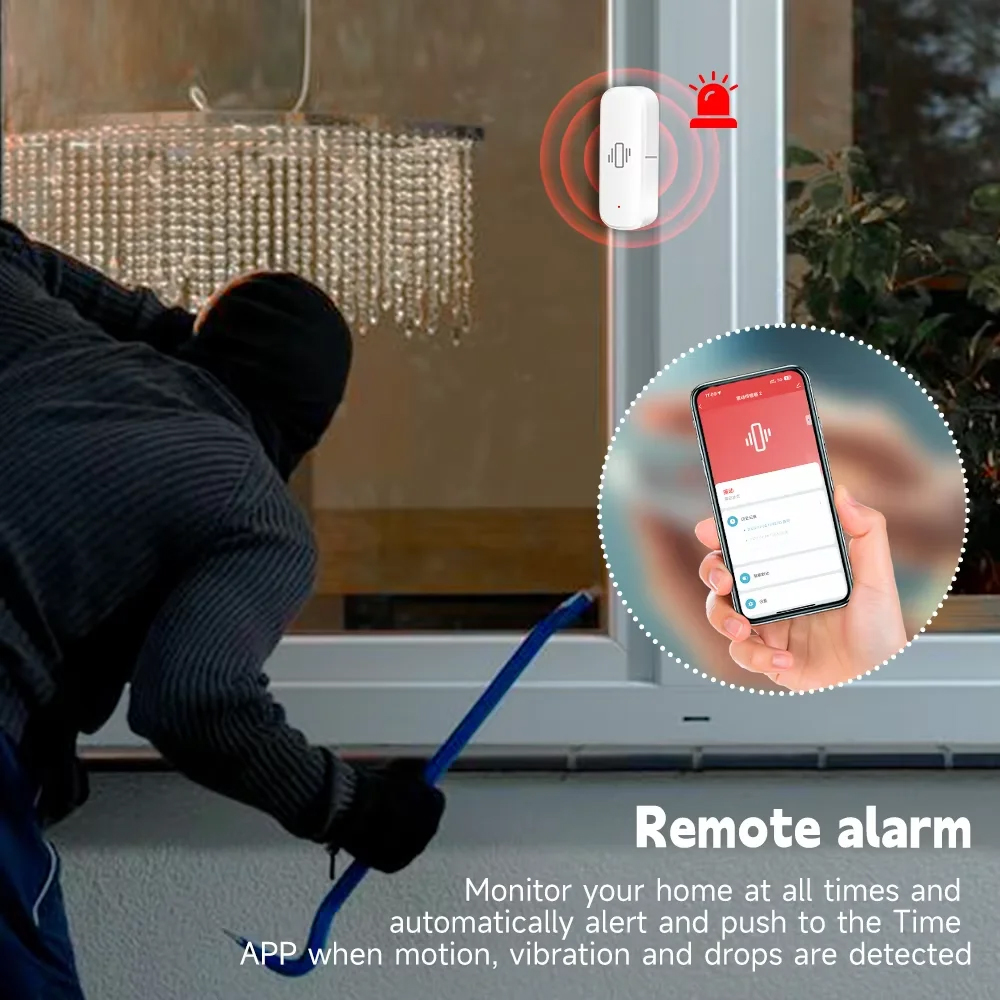 Smart ZigBee Vibration Sensor  – Home Security With Monitoring Bewertung und Preis