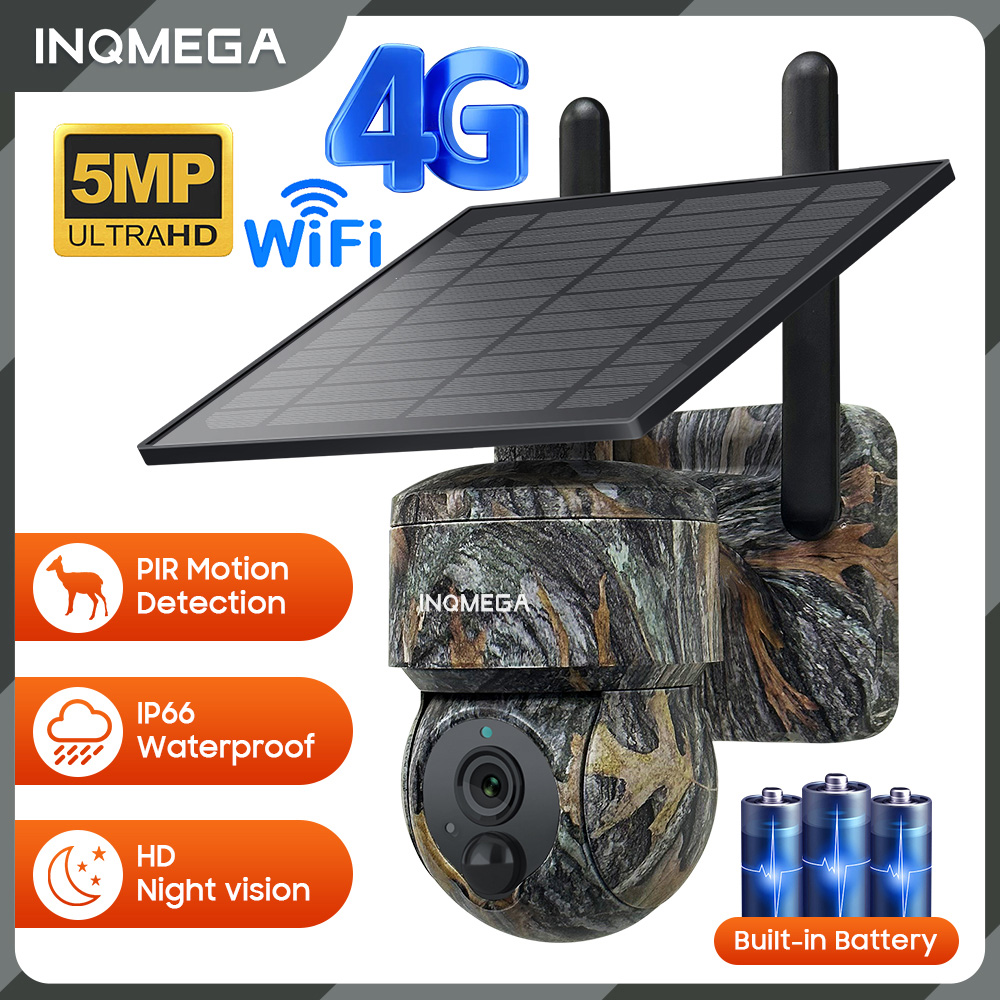INQMEGA 5MP 4G / WIFI Solar Wi – Camera Solar Wireless Bewertung und Preis