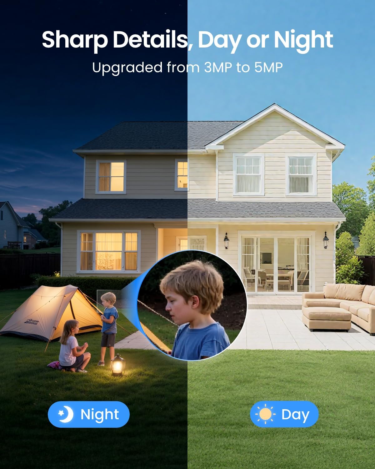 2K Solar Security Camera with  – Home Security Cameras No Subscription Bewertung und Preis