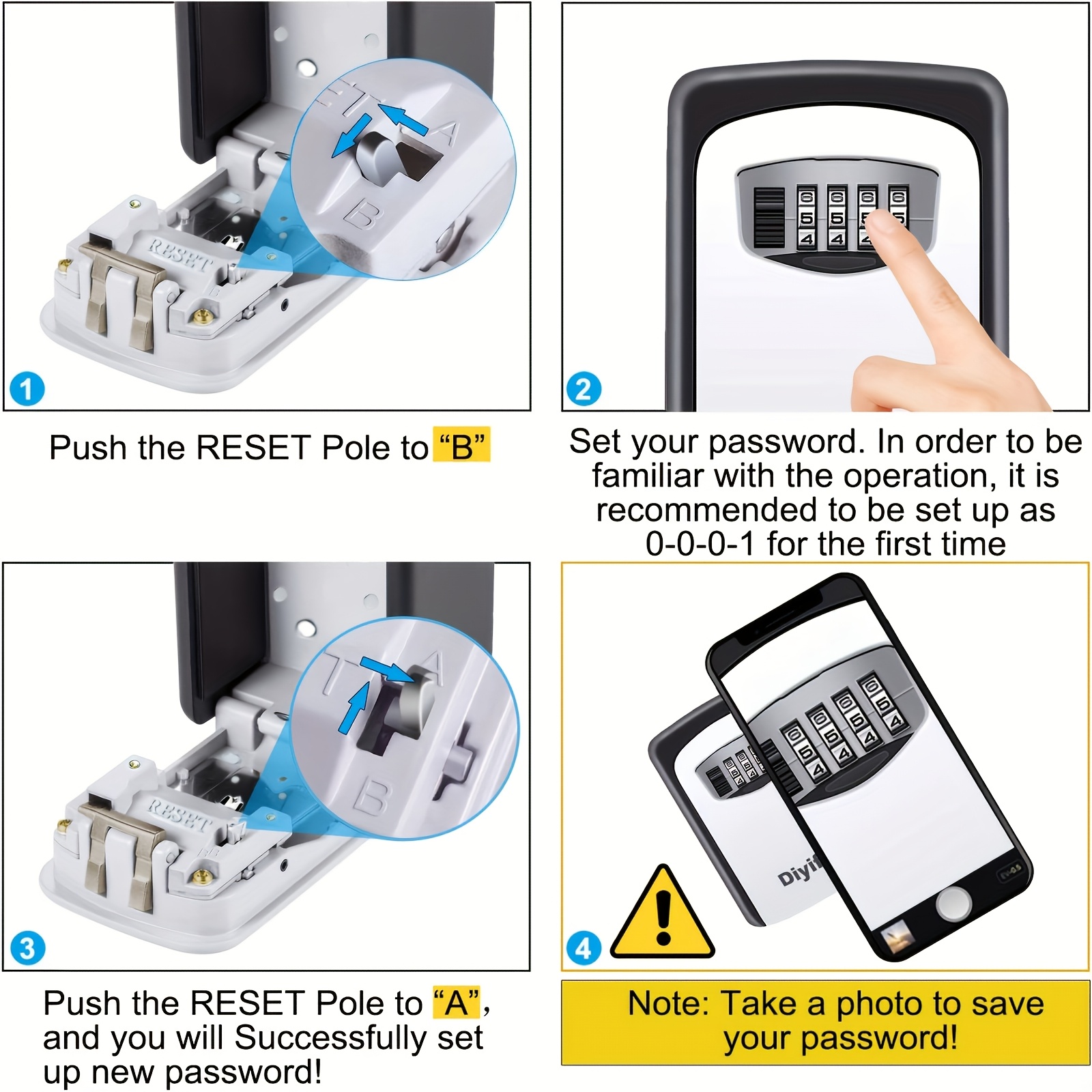 1pc Ultra-Secure Safety Key Bo – Home Security Key Box Bewertung und Preis