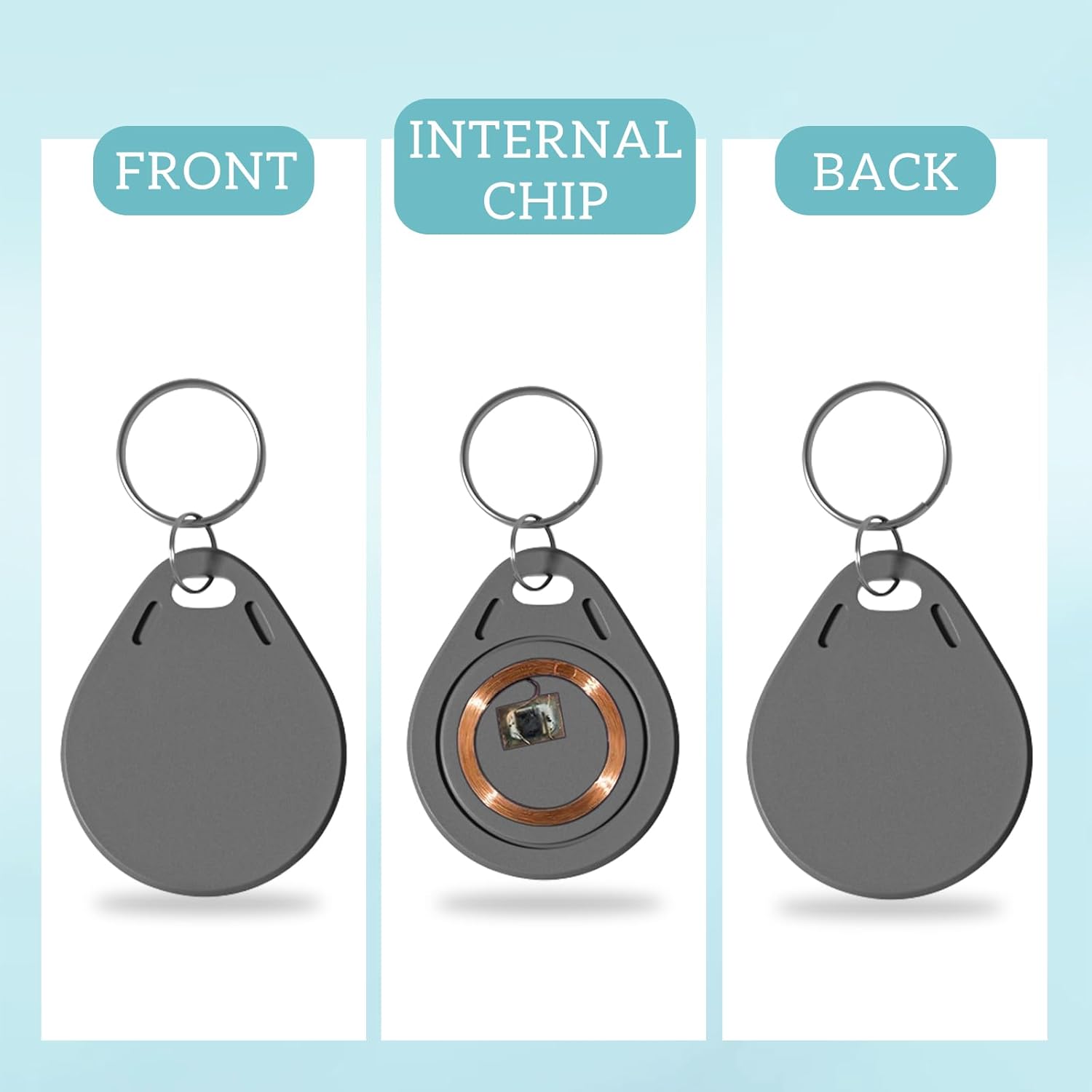 100P NFC Smart Key Tag Card,RF – Home Security Key Fob Bewertung und Preis