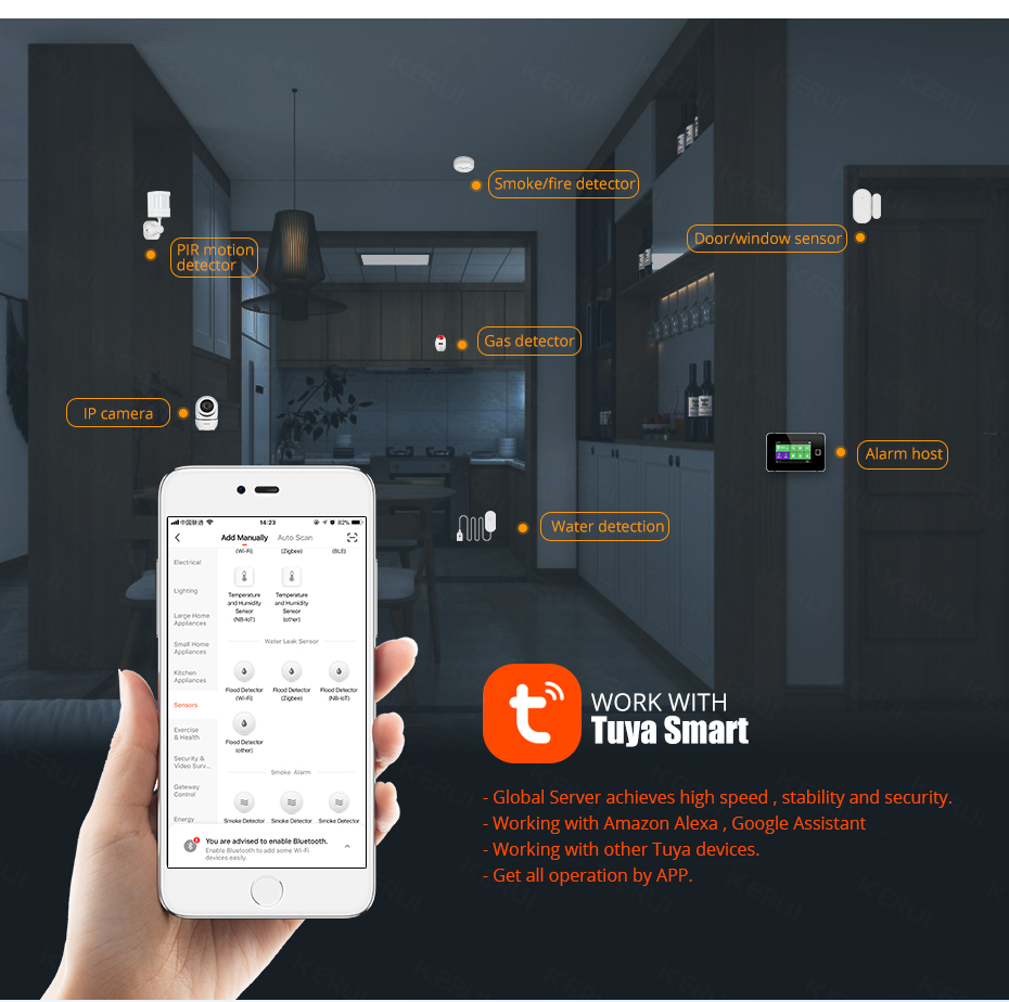 KERUI Smart  WiFi Water Sensor – Home Security With Monitoring Bewertung und Preis