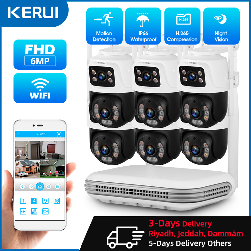 KERUI Waterproof 6MP HD Wirele – Nvr Kit 8 Channel Bewertung und Preis