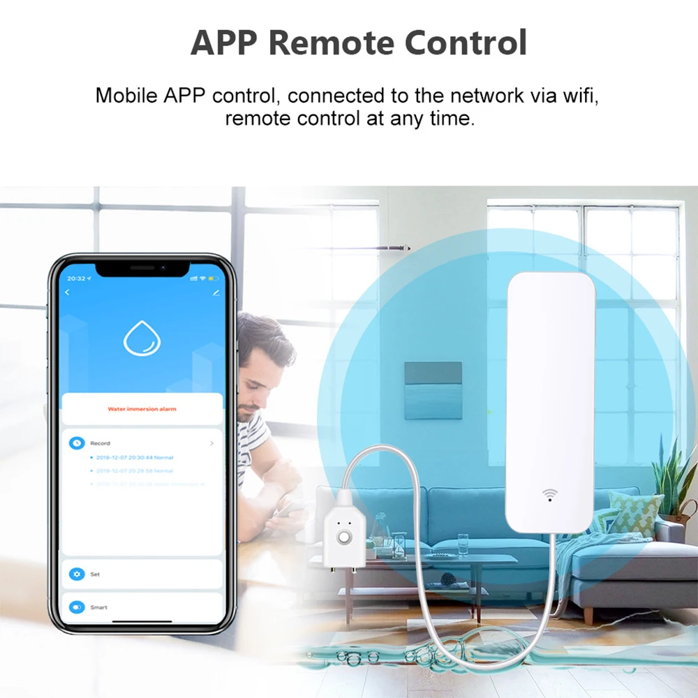 Tuya WiFi Zigbee Water Sensor  – Home Security Home Assistant Bewertung und Preis