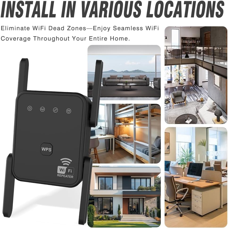 WiFi Repeater 300Mbps 2.4GHz W – Home Security Service Bewertung und Preis