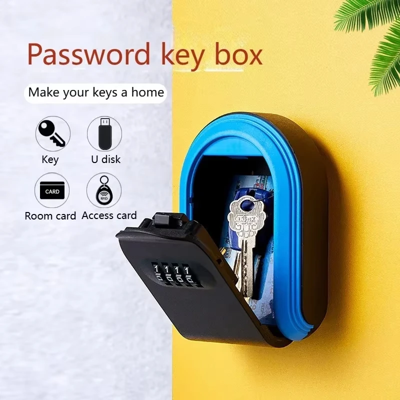 Wall Mount Key Lock Box, 4 Dig – Home Security Key Box Bewertung und Preis