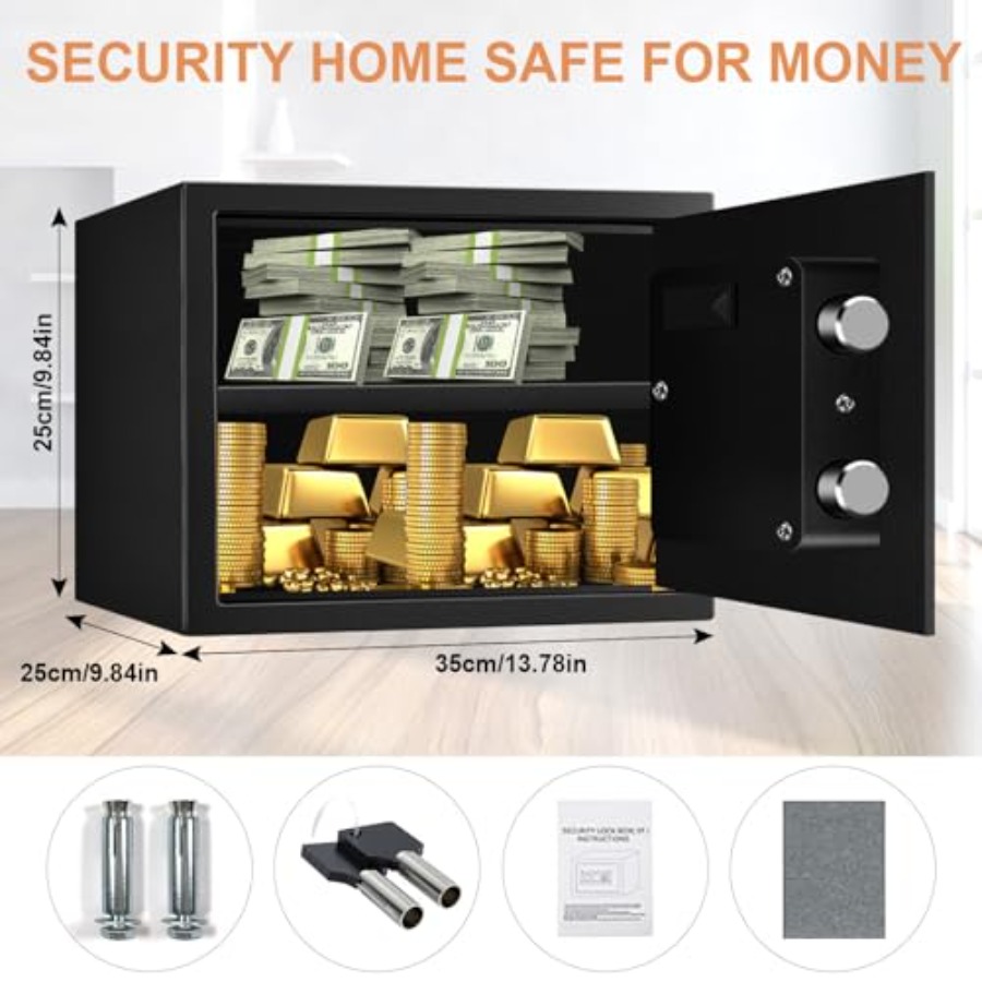 Safe Box Fireproof Waterproof  – Home Security Key Box Bewertung und Preis