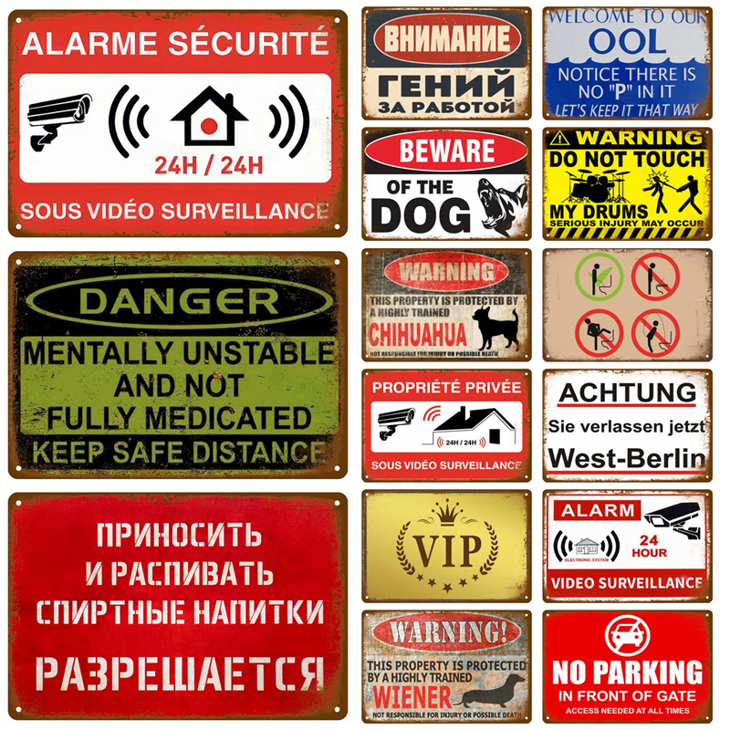 Funny Warning Security Dog Vid – Home Yard Security Bewertung und Preis