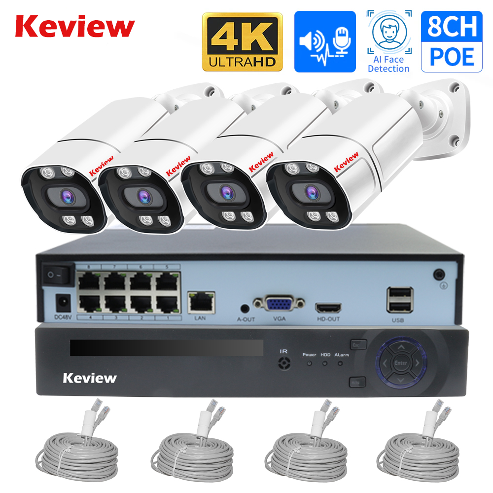 4K 8MP 4MP 8CH POE IP Surveill – Nvr Kit 8 Channel Bewertung und Preis