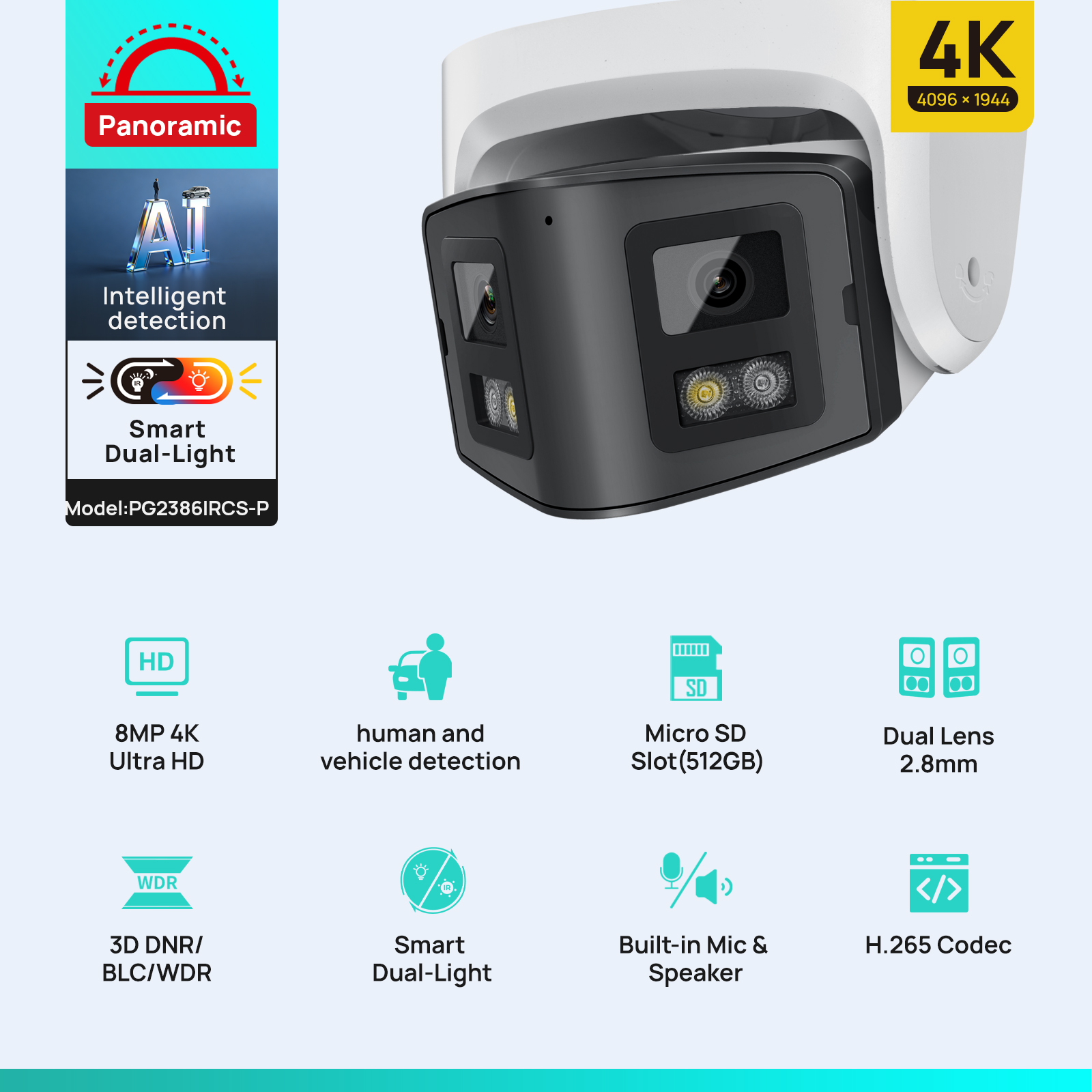 Vikylin 8MP Panoramic Smart Du – Home Security System Hikvision Bewertung und Preis