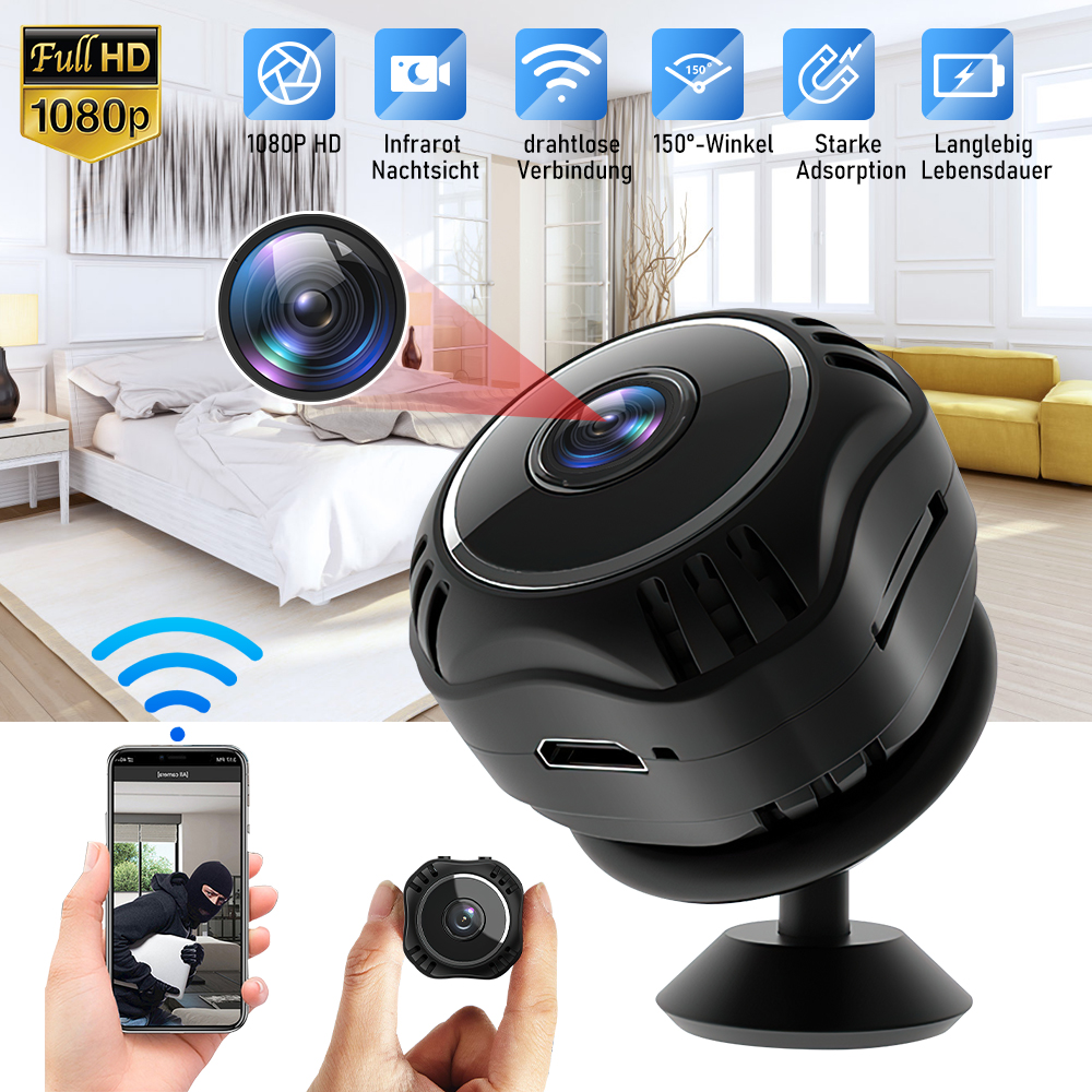 Mini Camera WiFi HD 1080P IP N – Home Security Hidden Cameras Bewertung und Preis