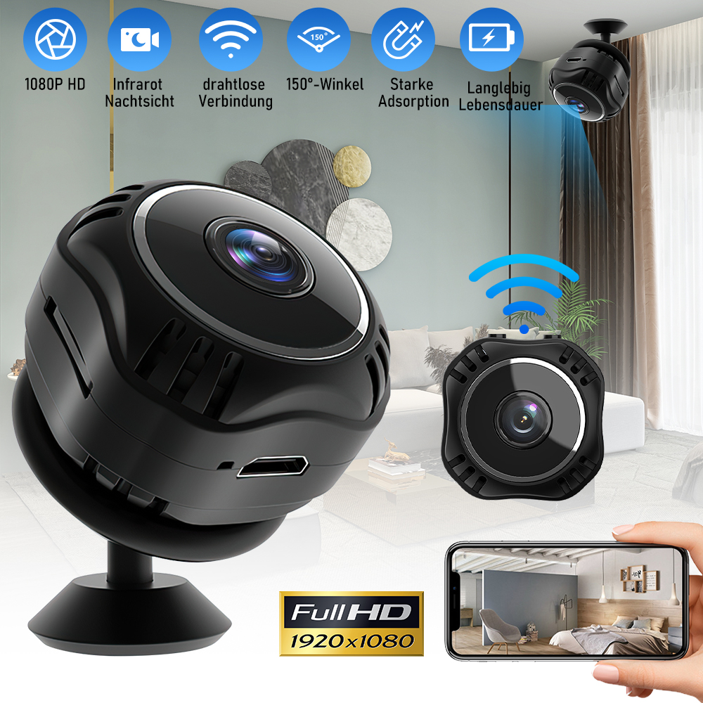 Mini Camera WiFi HD 1080P IP N – Home Security Hidden Cameras Bewertung und Preis