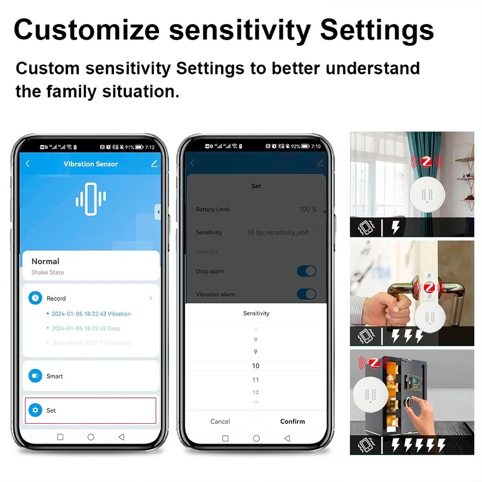 Tuya ZigBee Smart Vibration &  – Home Security Home Assistant Bewertung und Preis