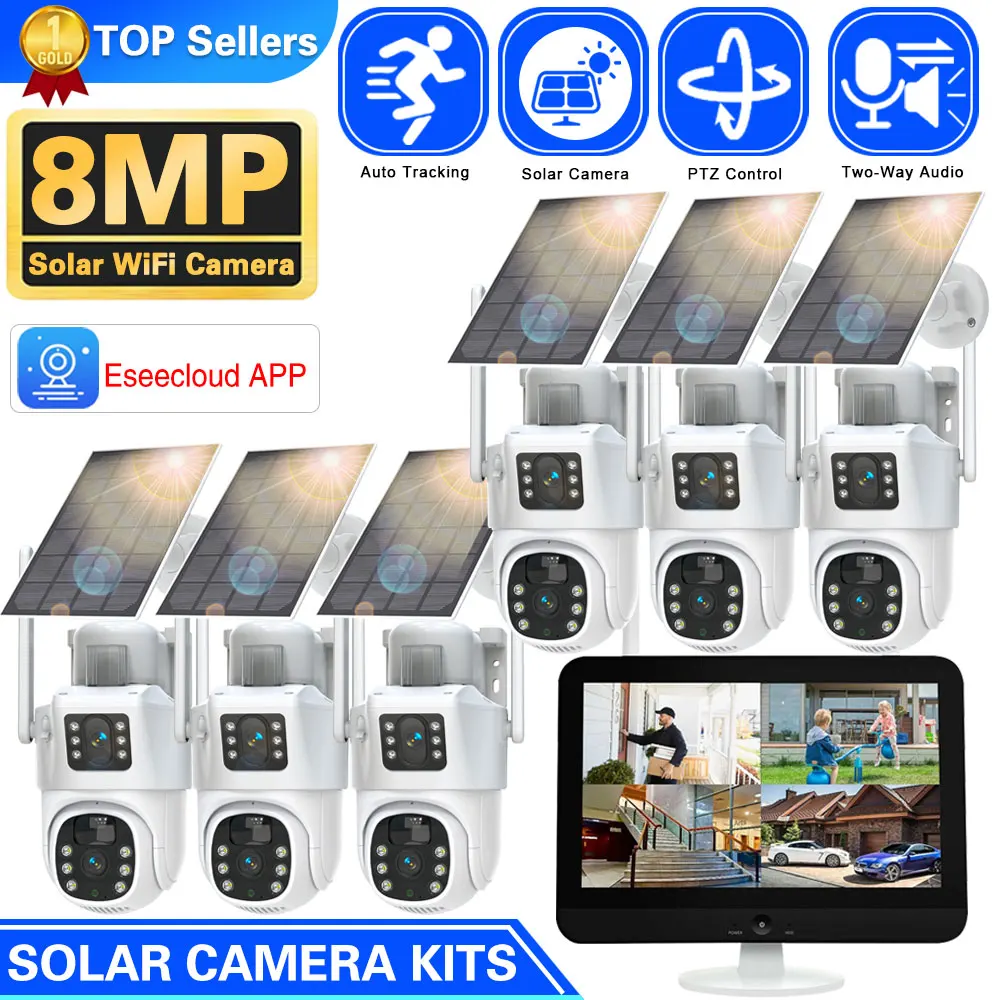 10CH Wireless NVR 4k 8mp Dual  – Camera Solar Wireless Bewertung und Preis