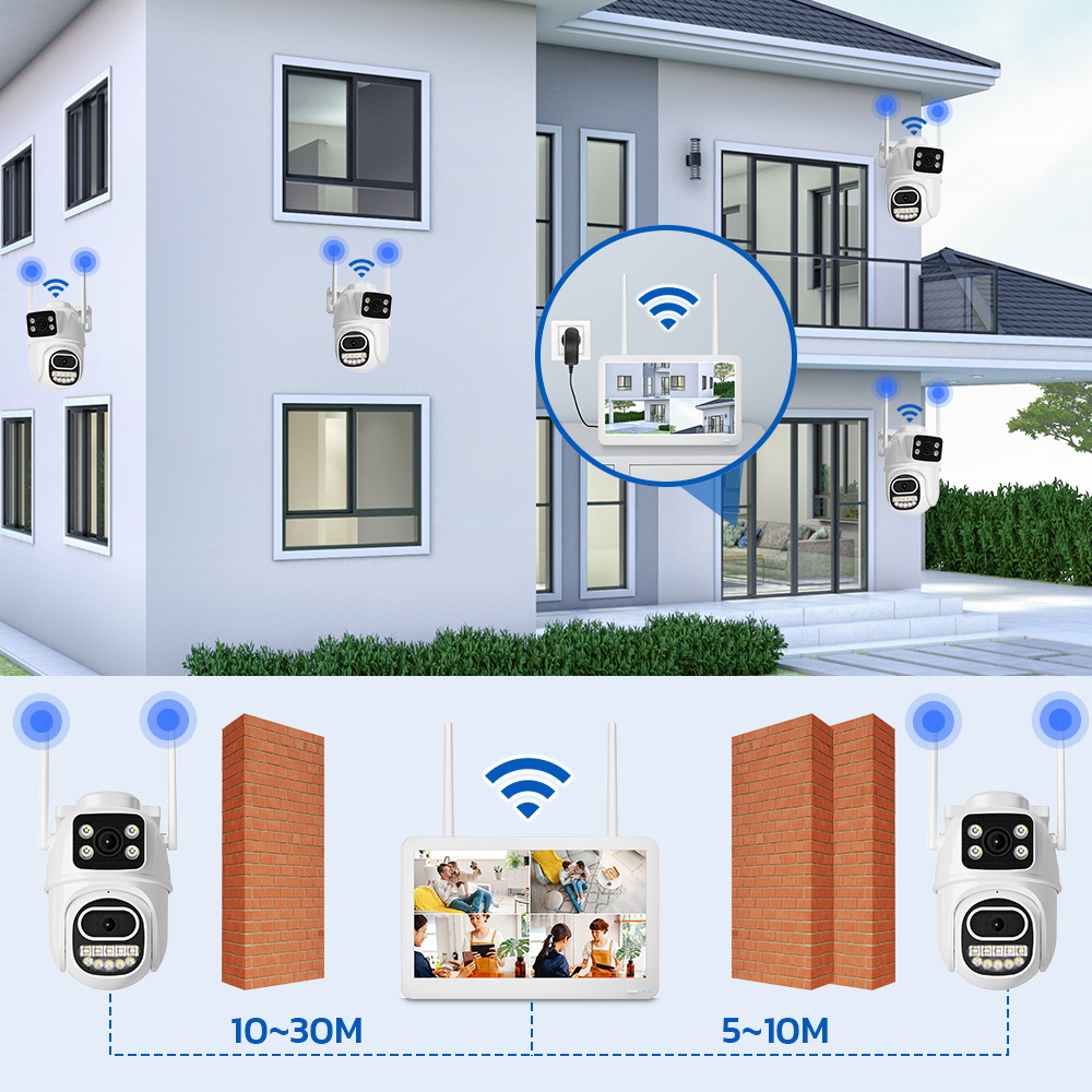 Wireless CCTV System WiFi Came – Nvr Kit 8 Channel Bewertung und Preis