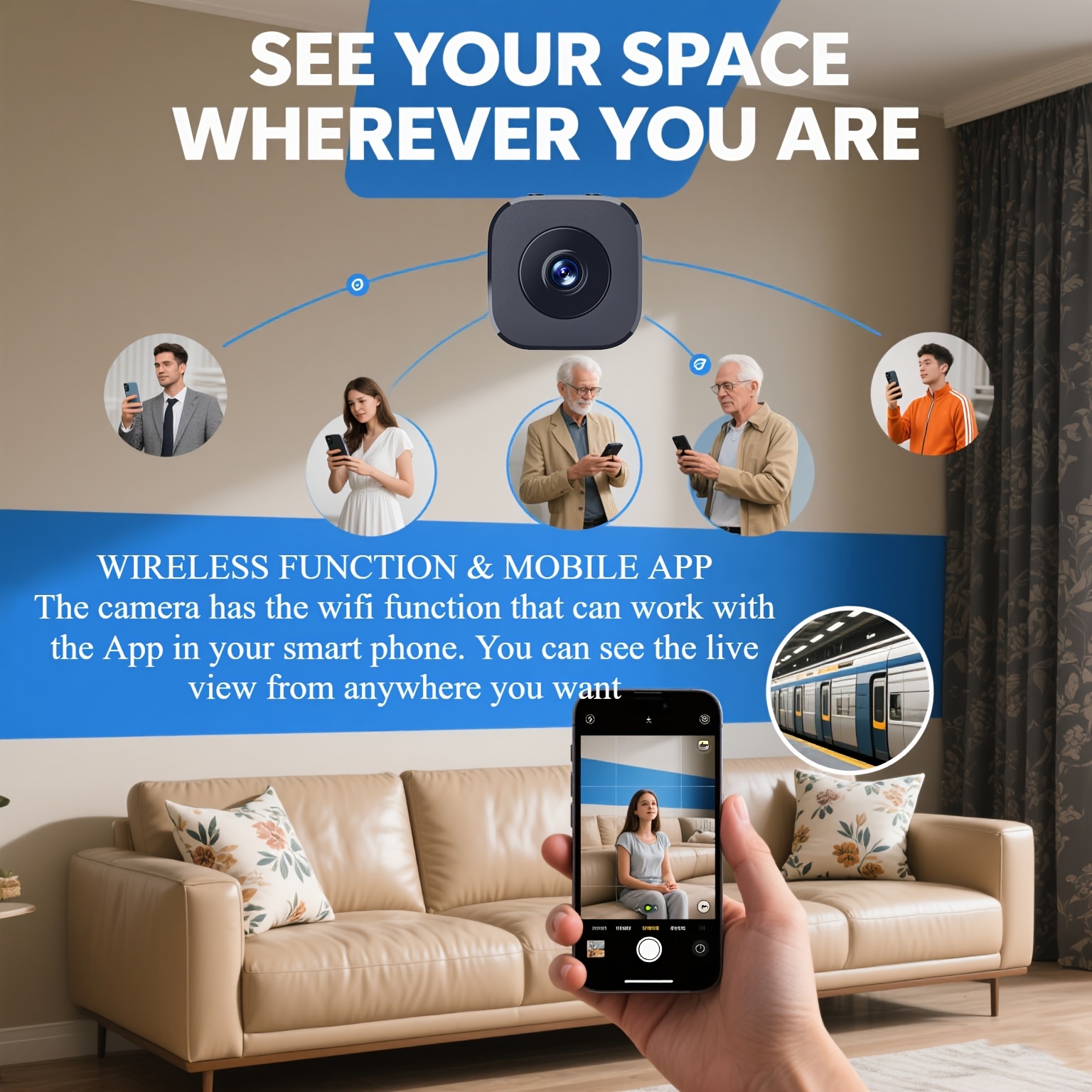 1080P HD Mini WiFi Camera Indo – Home Security With Monitoring Bewertung und Preis
