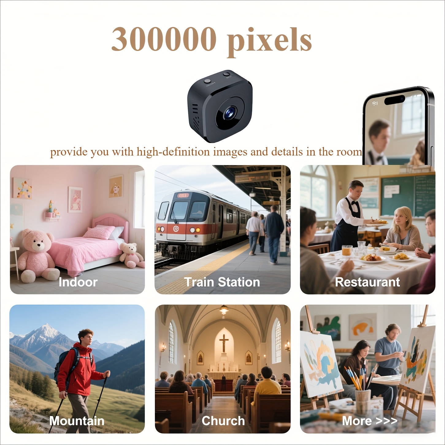 1080P HD Mini WiFi Camera Indo – Home Security With Monitoring Bewertung und Preis