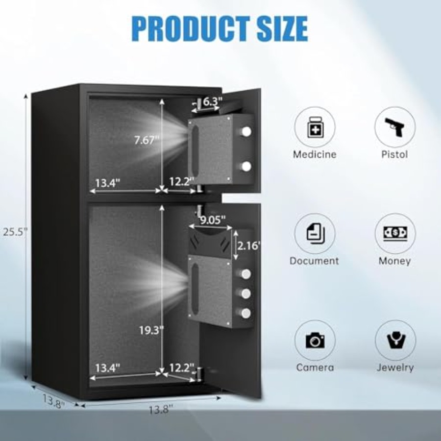 Home safe for money and valuab – Home Security Key Box Bewertung und Preis