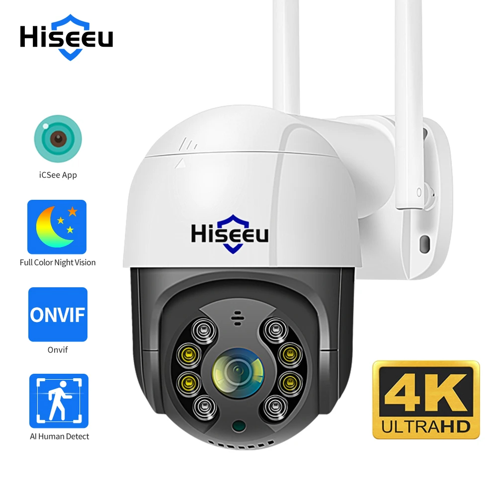 Hiseeu 8MP 4K PTZ Wifi Camera  – Home Security Ai Bewertung und Preis