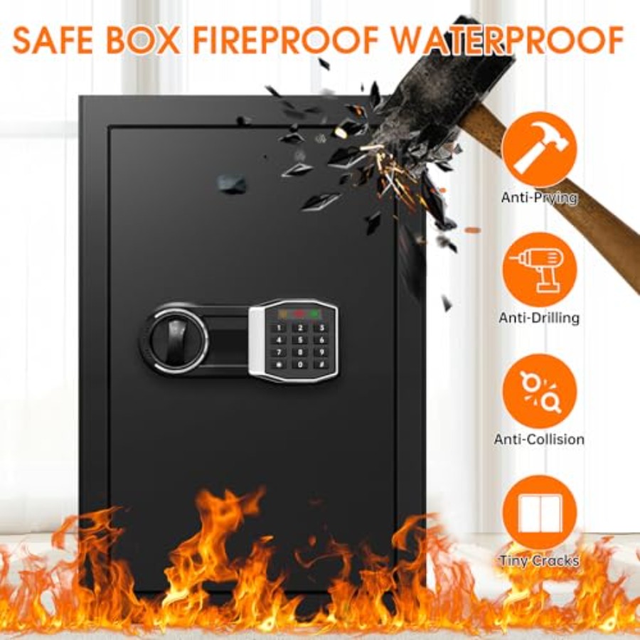 Home security safe: 3.4 cu ft  – Home Security Key Box Bewertung und Preis