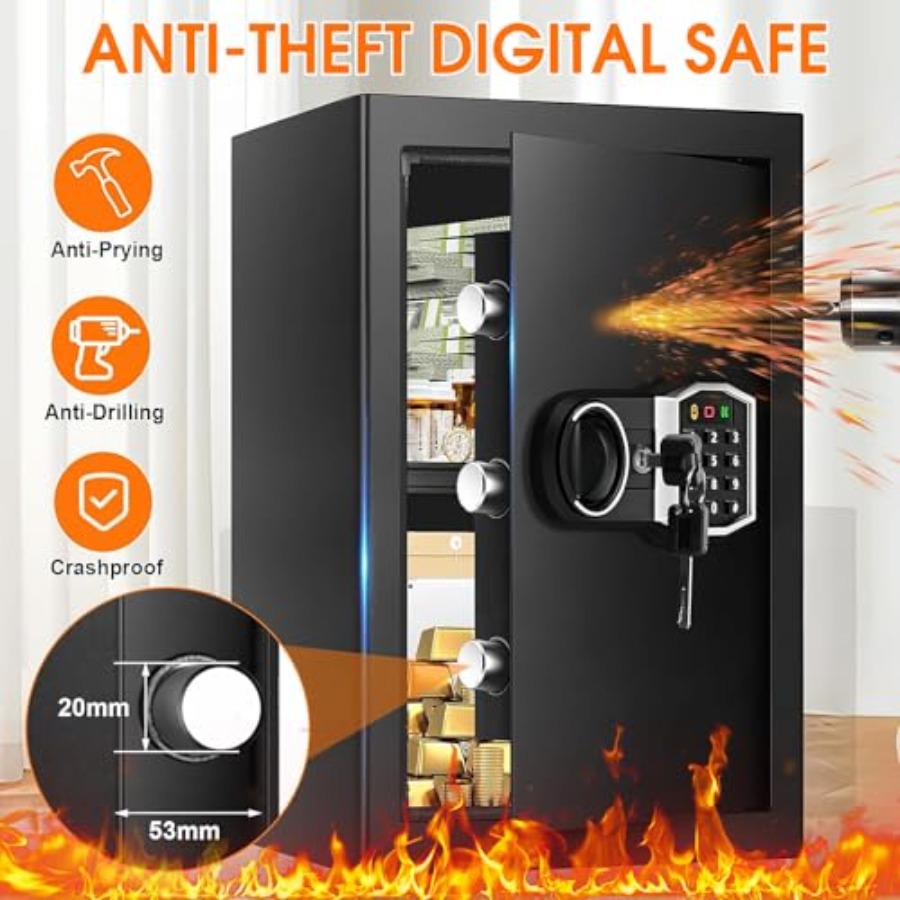 Home security safe: 3.4 cu ft  – Home Security Key Box Bewertung und Preis