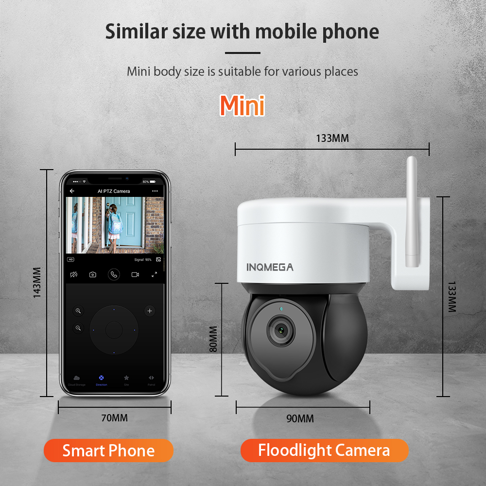 INQMEGA 5MP Tuya Outdoor PTZ C – Home Yard Security Bewertung und Preis