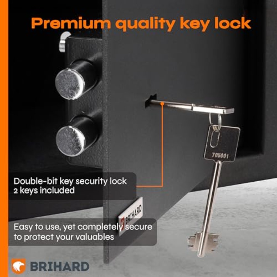 Family Key Lock Safe 9.84