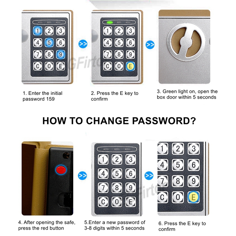 Wall-Mounted Password Safety B – Home Security Key Box Bewertung und Preis