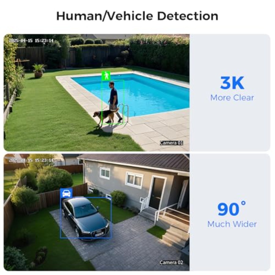 Home security: outdoor wired 3 – Home Security Ai Bewertung und Preis